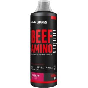 Body Attack Beef Amino Liquid [1000 мл] Череша