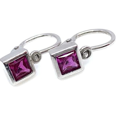 Jan Kos jewellery zlaté náušnice s červeným kamenem 59610353