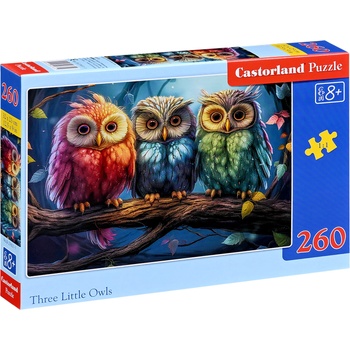 Castorland Пъзел Castorland от 260 части - Три малки сови