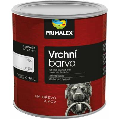 Primalex Vrchná farba lesklá 0,75 l P1110 sivá svetlá