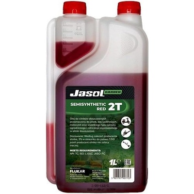 Двутактово масло jasol 2t stroke oil semisynthetic red 1л