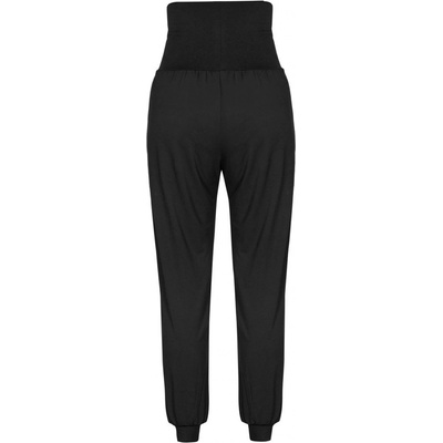 Baggy jednobarevné bambusové tepláky Bambutik černé