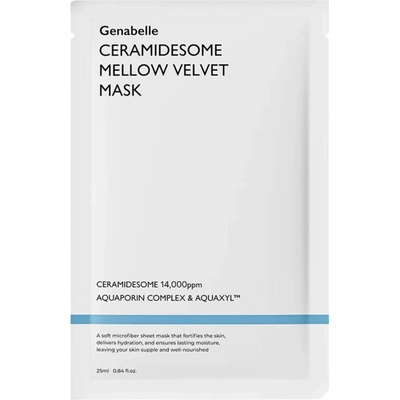 Genabelle Ceramidesome Mellow Velvet Mask Hydratační pleťová maska 1 ks 25 ml