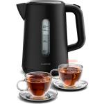 Klarstein Velaire електрическа кана | 1, 7 л | 2200 W | 360° въртяща се основа | Модерен, минималистичен дизайн (TK3G-VeKeBl) (TK3G-VeKeBl) - electronic-star