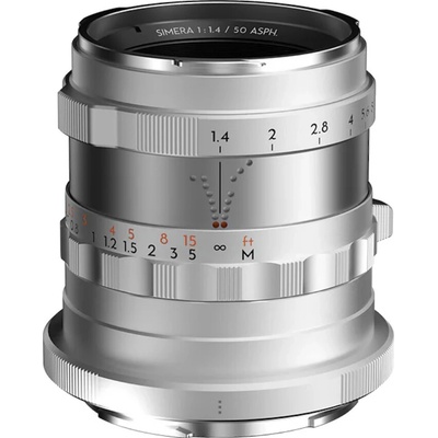 DZO Optics Objektív Thypoch Full-frame pre fotografovanie Simera 50 mm f/1,4 pre bajonet Nikon Z_strieborný 42093
