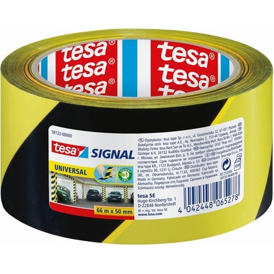 Tesa Signal Výstražná páska 50 mm x 66 m žluto-černá – Zboží Mobilmania