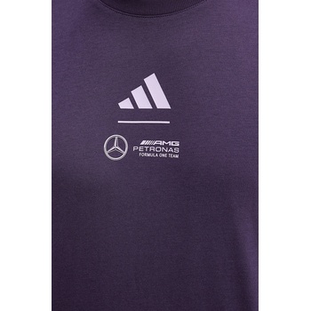 Adidas Блуза с дълги ръкави adidas x Mercedes в лилаво с принт JX8812 (JX8812)