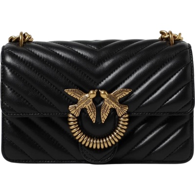 Pinko Love One Mini Black crossbody kabelka