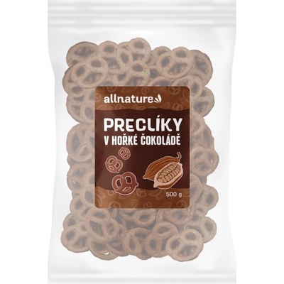 Allnature Preclíky v hořké čokoládě 500 g