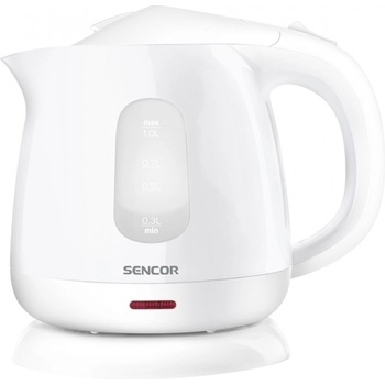 Sencor Електрическа кана за вода Sencor SWK 1010WH, бяла, 1 L, 1100 W