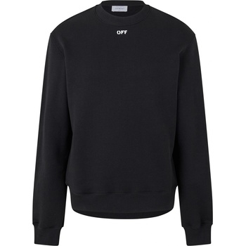 OFF WHITE Риза с дълъг ръкав OFF WHITE Men's Arrow Cotton Long Sleeve Crew Sweatshirt - Black