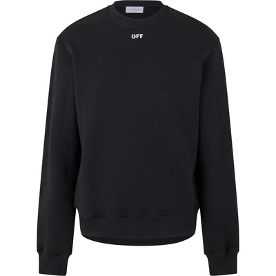 OFF WHITE Риза с дълъг ръкав OFF WHITE Men's Arrow Cotton Long Sleeve Crew Sweatshirt - Black