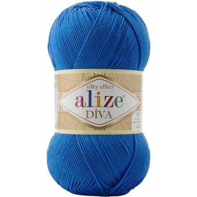 Alize příze Diva 132 královská modrá