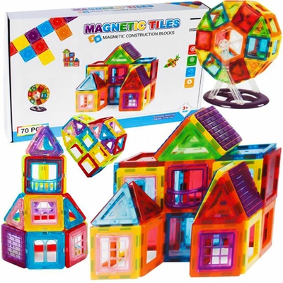 click4TOYS Magnetické kocky 70 kusov)