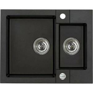 Alveus Композитна мивка Alveus Rock 80 черна 60x48 см (1090960) Мивка за вграждане