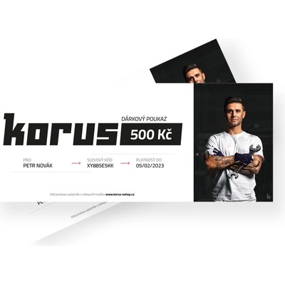 | Dárkový poukaz v hodnotě 500 Kč