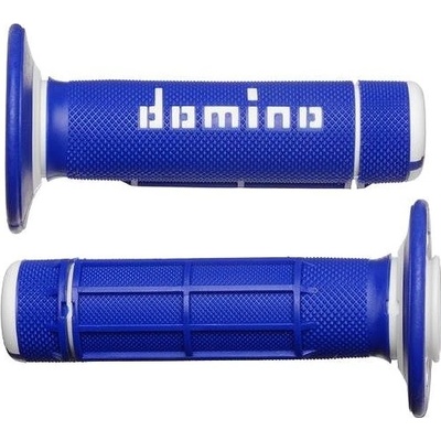 Domino gripy A020 offroad dĺžka 118 mm, modro-biele