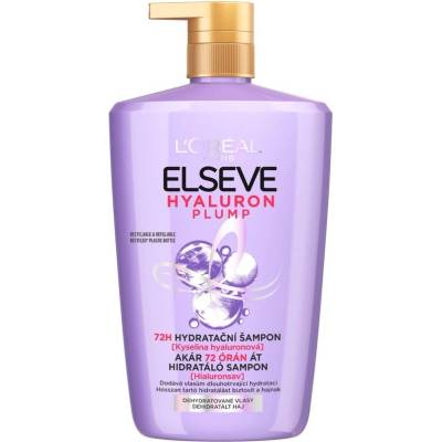 L'Oreal Paris Elseve Hyaluron Plump Moisture Šampon 1000 ml