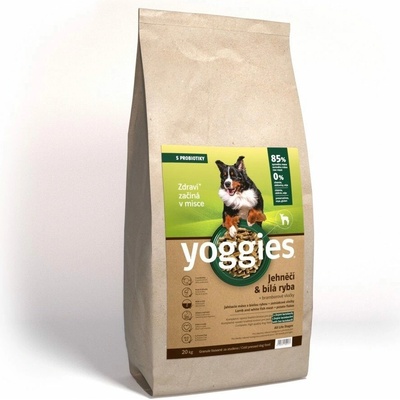 Yoggies jahňacie mäso a biela ryba 20 kg