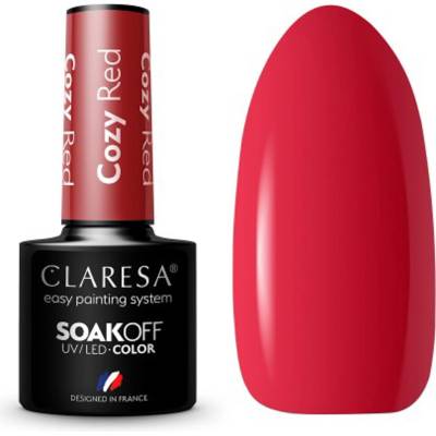 Claresa Gél lak Cozy Red 5 g