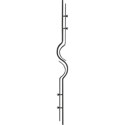 DOPREDAJ tyč 1000 x 100 mm, 20 x 10 mm, 20 x 6 mm