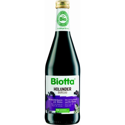 Biotta Bio šťava baza čierna 0,5 l