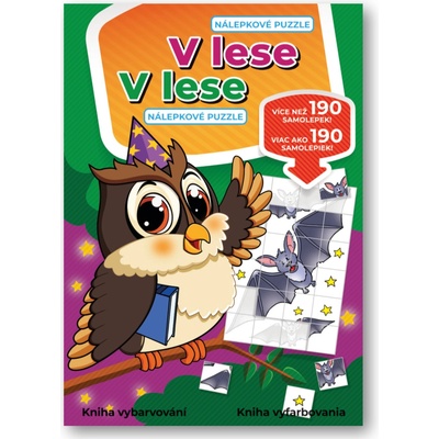 Svojtka V lese Nálepkové puzzle