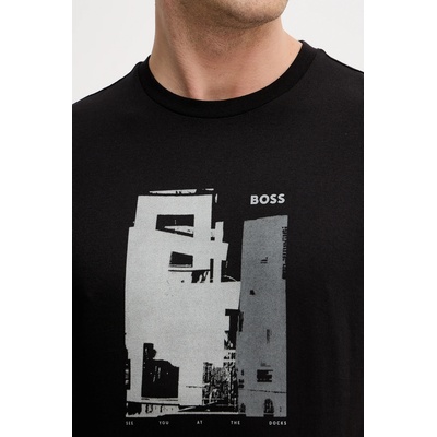 BOSS Orange Памучна тениска BOSS Orange Te_Imprint (50556007)