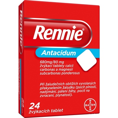 Rennie 24 žuvacích tabliet