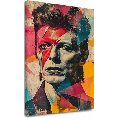 David Bowie obraz na plátne - Rebel s dušou umelca - 60x90 cm