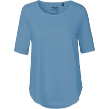 Neutral Dámske tričko s polovičným rukávom z organickej Fairtrade bavlny Dusty indigo