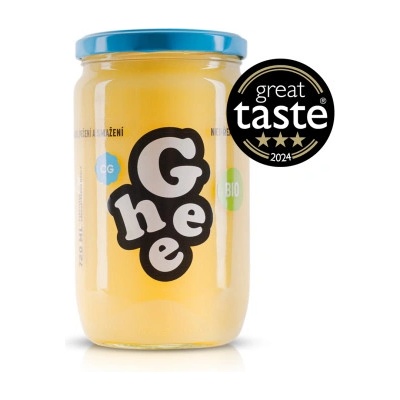 České Ghíčko Ghee přepuštěné máslo BIO 720 ml