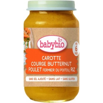 Babybio БИО Зеленчуково пюре с Пилешко месо 200г