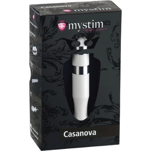 mystim Casanova - електрически прът-дилдо (бял) - desirel