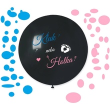 GoDan Balónik 80 cm s potlačou je to chlapec alebo dievča? + konfety babyshower