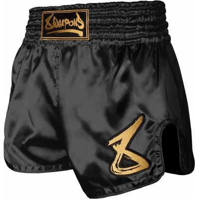 8 Weapons Muay Thai trenky Strike čierne/zlatá