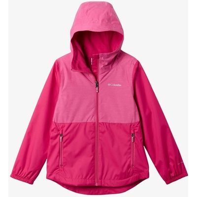 Dívčí bunda Columbia Rainy Trails III Fleece Lined Jacket - guava pink/pink ice