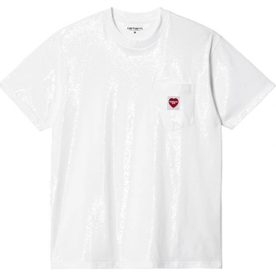 Carhartt WIP Pocket Heart SS bílá