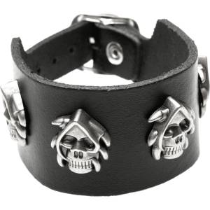 Black & metal Гривна Черепи - bwz-717