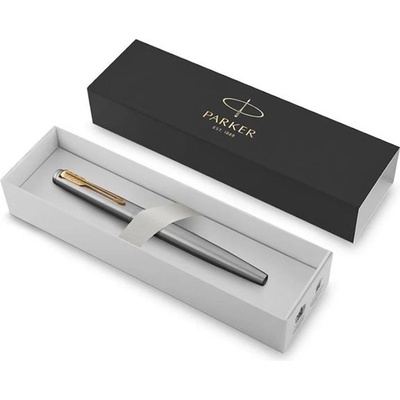 Parker 1502/1130948 Royal Jotter Stainless Steel GT plnicí pero hrot M