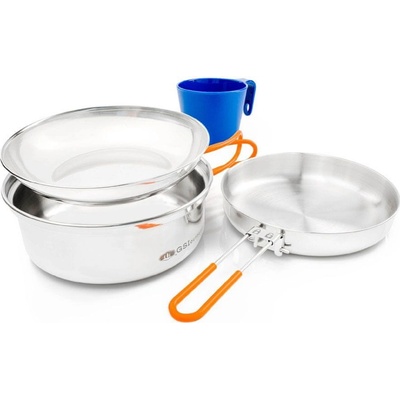 GSI OUTDOORS Glacier Stainless 1 Person Mess Kit