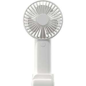  Mobilly преносим личен вентилатор, 1200 mAh, USB зареждане, бял (LG-UF-100-white)