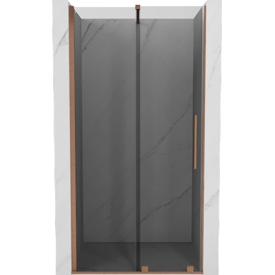 Mexen Velar плъзгащи се душ врати 120 см, графит, четкована мед - 871-120-000-41-65 (871-120-000-41-65)