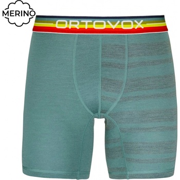 Ortovox 185 Rock'N'Wool Boxer Men's Deep Ocean pánské spodky