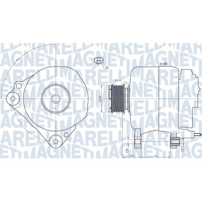 generátor MAGNETI MARELLI 063731810010