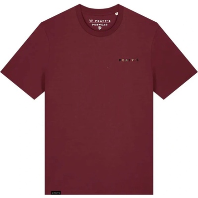 Peatys PUBWEAR STACKED BURGUNDY