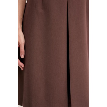 HUGO BOSS Рокля hugo в кафяво къса със стандартна кройка 50542643 (50542643)