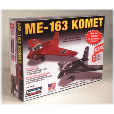 Lindberg Messerschmitt Me-163 Komet – plastikový model letadla 1:72