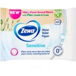 Zewa , мокра тоалетна хартия Moist Toilet Paper Sensitive, 42 бр