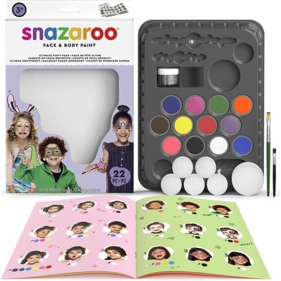 Snazaroo tvárové farby veľká sada party pack
